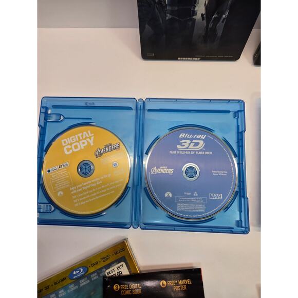 Marvel 4 Blu-Ray, 3D, & Collectors Steel Book Bundle | Avengers | Age of Ultron - Picture 4 of 5